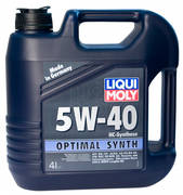 А/масло моторное Liqui Moly НС-Optimal Synth 5w40 A3/B4 4л.