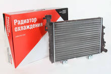 Радиатор охлаждения 2107 алюминиевый (КАРБЮРАТОР)