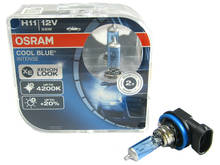 Автолампа H11 12V 55W (PGJ19-2) OSRAM Cool Blue 4200kel (к-т 2шт.)