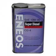 А/масло моторное Eneos Super Diesel 10w40 CG-4 1л.